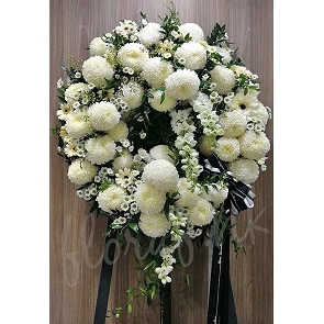 F84 Standing Funeral Flower Wreath Hong Kong  F84 Standing Funeral Flower Wreath Hong Kong